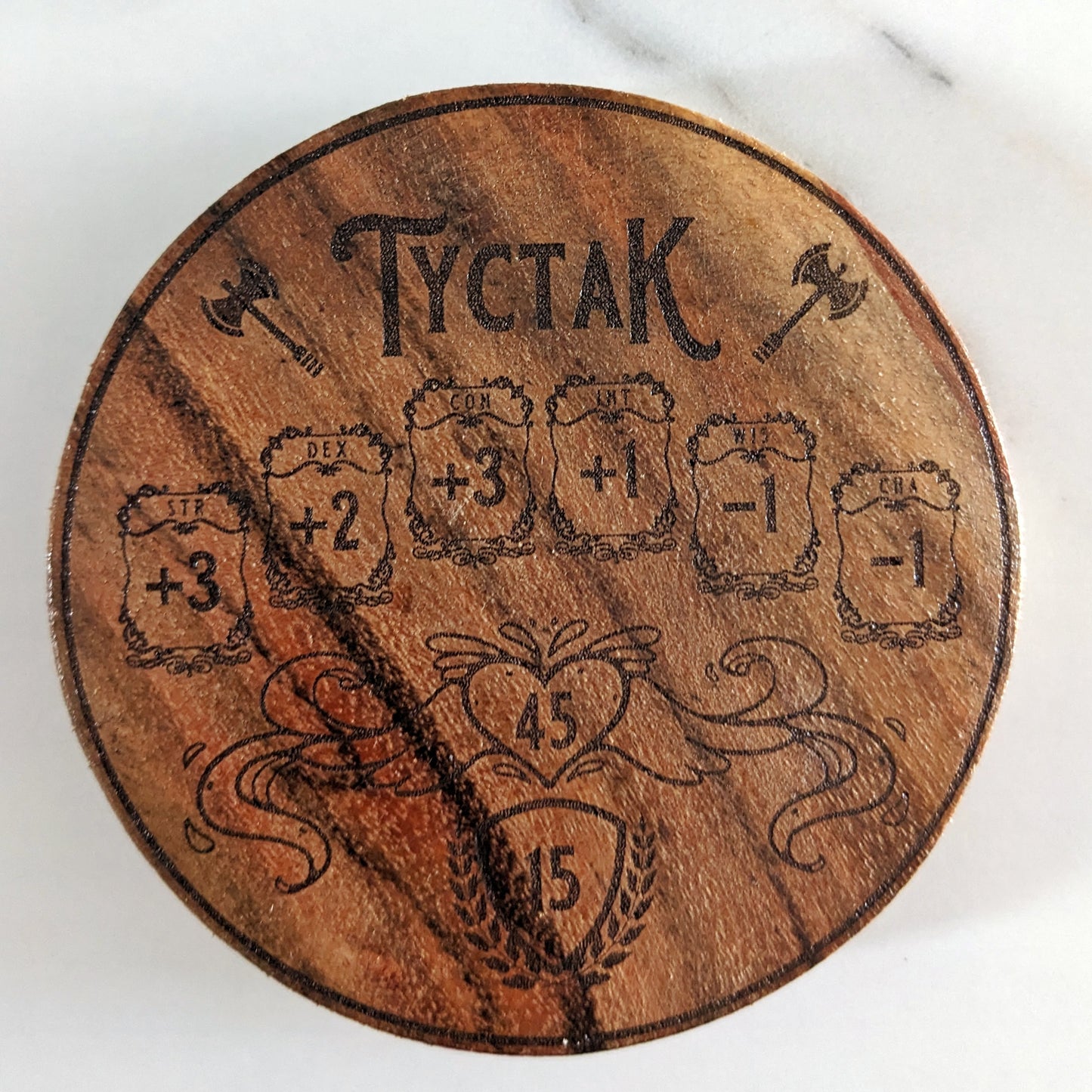 Custom D&D Tabletop Coasters