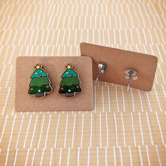 Holiday Cheer Tree Studs