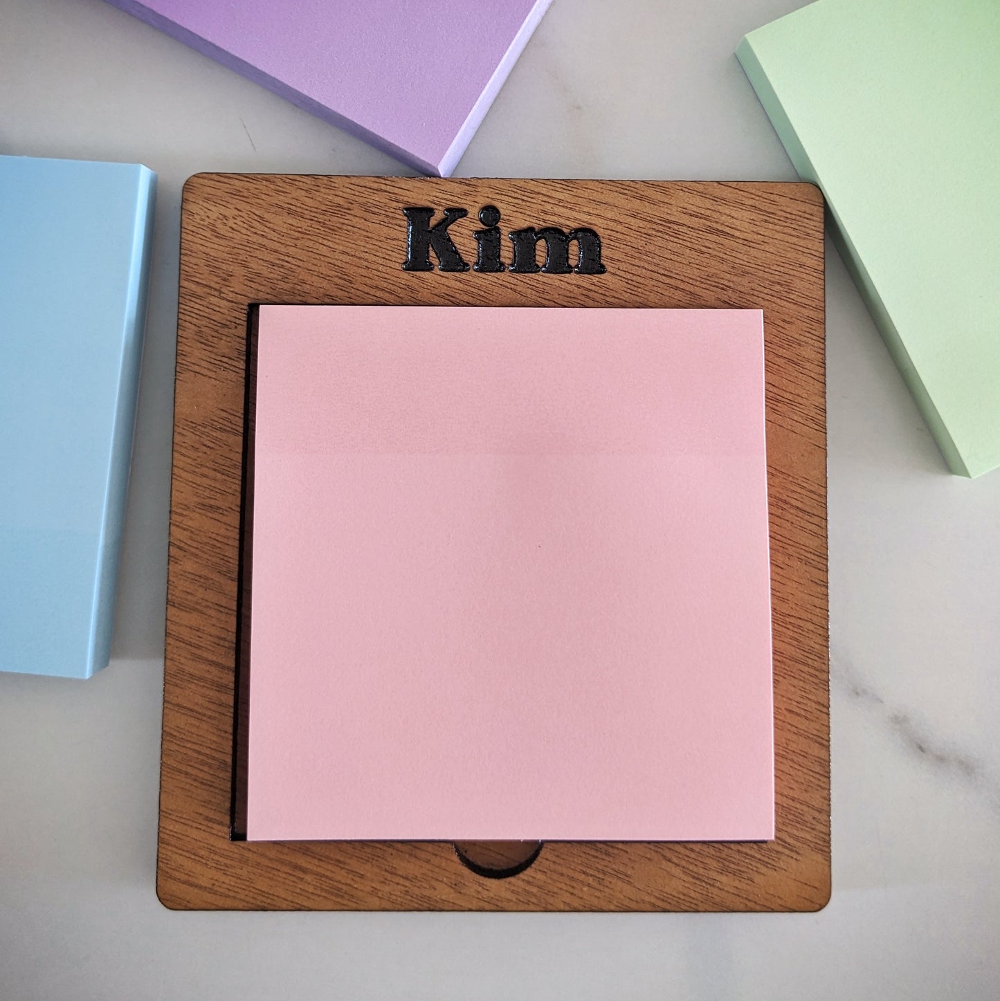 Post-it Note Holder - Customisable Engravings
