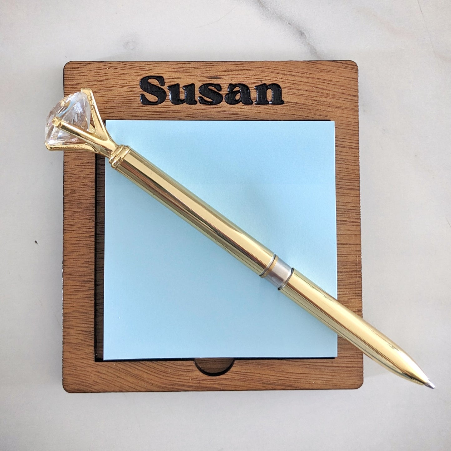 Post-it Note Holder - Customisable Engravings