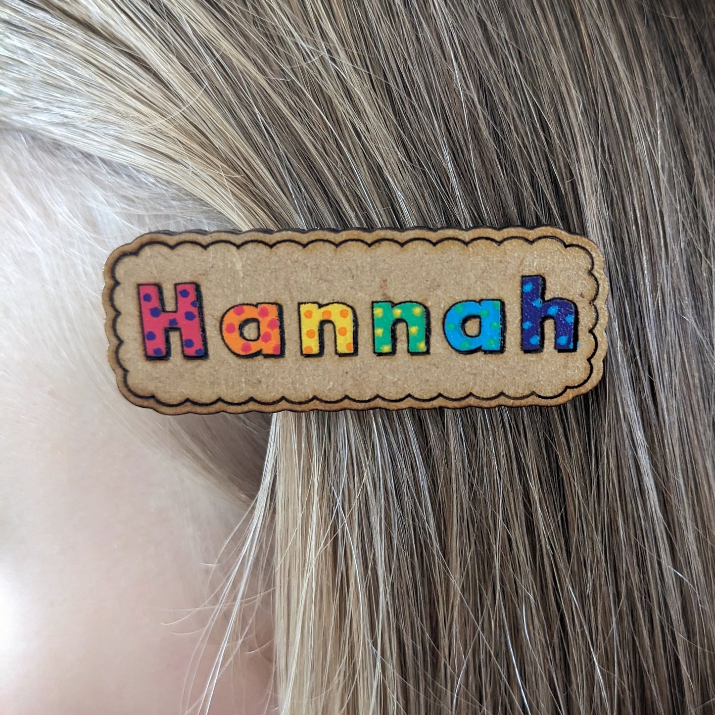 Custom Named Hair Clip