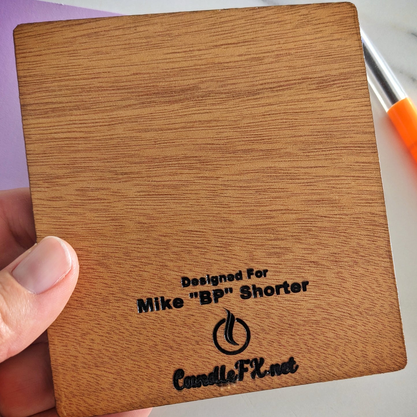 Post-it Note Holder - Customisable Engravings
